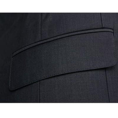 Smart Plain Suit - Black