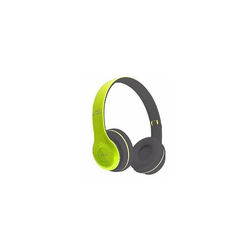 Wireless Headphones, P47 Bluetooth Over Ear Foldable Headset With Microphone Stereo - Green