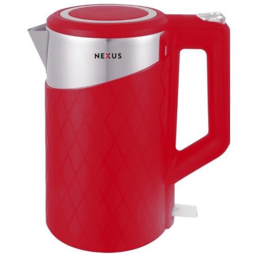 Stainless Steel Kettle - 1.7L - 1860-2200W - Red - NX-4016B