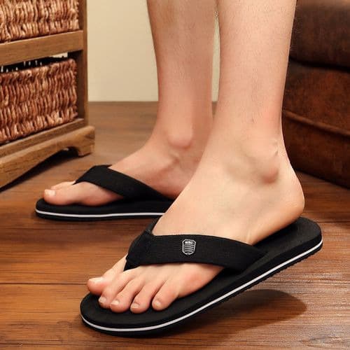 Summer Casual Flip-flops/ Slippers - Black