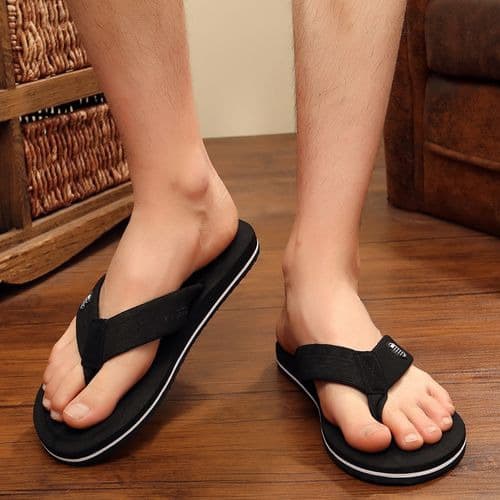 Summer Casual Flip-flops/ Slippers - Black