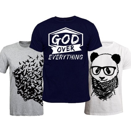 Best Senior Seller T-shirt Bundle (3-in-1) - Multcolour