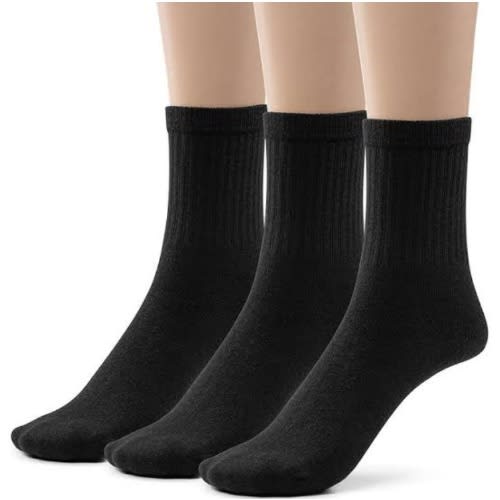 Socks For Boys And Girls - Black -Set Of 6