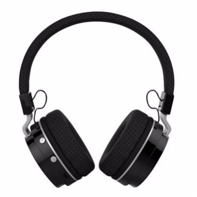 Qlt Bluetooth Headphone With Fm Radio & Tf Sd Card Slot - Black