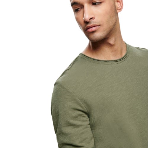 Men's Fallen Rock Longsleeve Shirt- Olivegreen