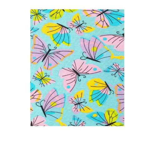 Girls Butterfly Tie Dye Snug Fit Cotton Pyjamas Sleepwear- 2 In 1