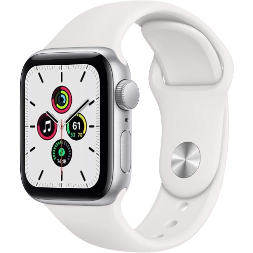 iWatch SE - GPS - 40mm - Silver Aluminum Case with White Sport Band