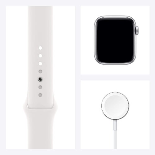 iWatch SE - GPS - 40mm - Silver Aluminum Case with White Sport Band
