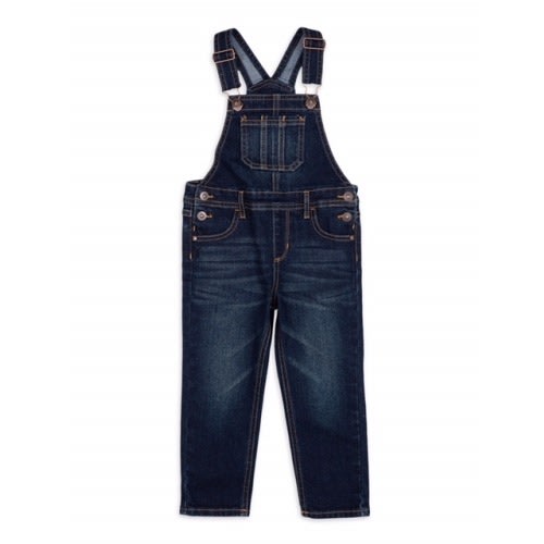Toddler Girls Denim Dungaree Overalls - Pinafore