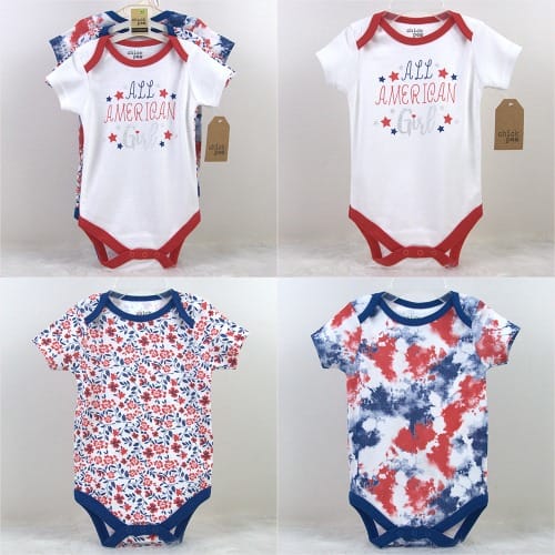 3 Pack Girl's Bodysuit