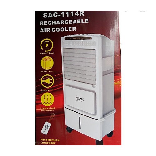 Rechargeable Air Cooler With Remote Control And Mobile Wheel