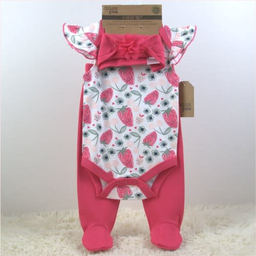 Bodysuit Set With Head Band