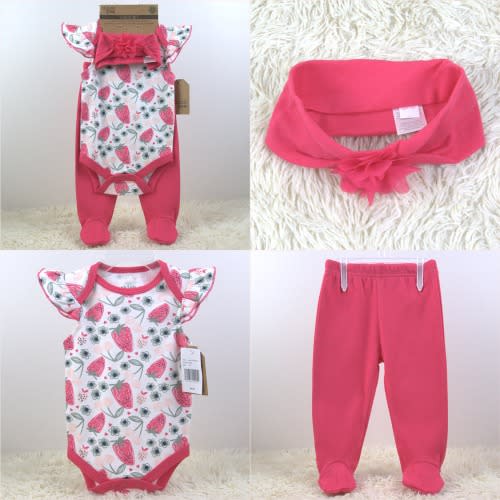 Bodysuit Set With Head Band