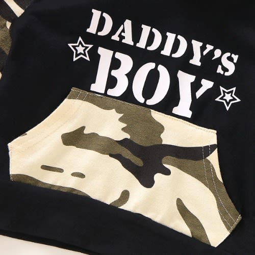 Daddys Boy Camol Set With Hood - 2 Pieces