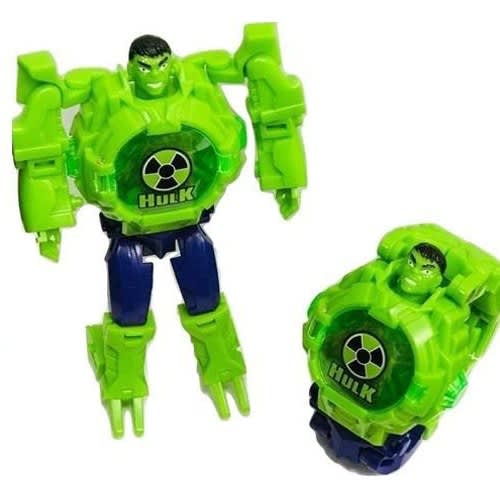 Hulk Character Robot Watch With Image Projection For Kids