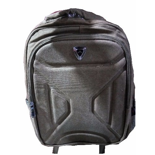 Denim Backpack - Brown