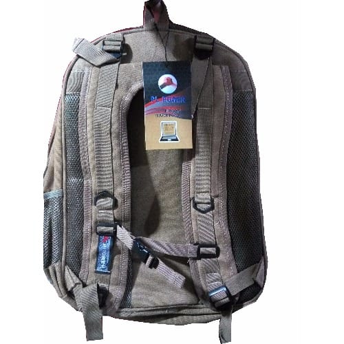 Denim Backpack - Brown