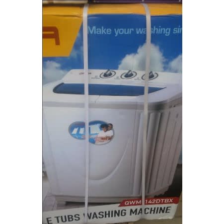 8.2kg Semi-automatic Double Tub Washing Machine Qwm-142dtbx Qwm142 - Wash - 8.2 kg, Spin - 6 kg