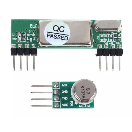 RXB6 433Mhz Superheterodyne Wireless Receiver + AK-FST Transmitting Superheterodyne Module