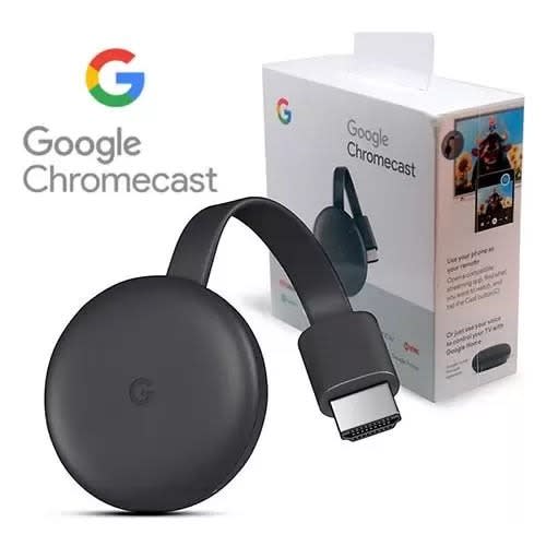 Google Chromecast 3 Original Netflix Youtube Smart Tv Hd Wifi