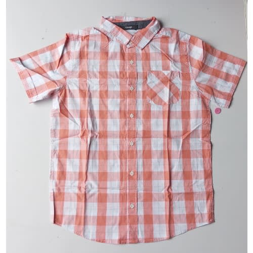 Boys Plaid Short Sleeve Shirt