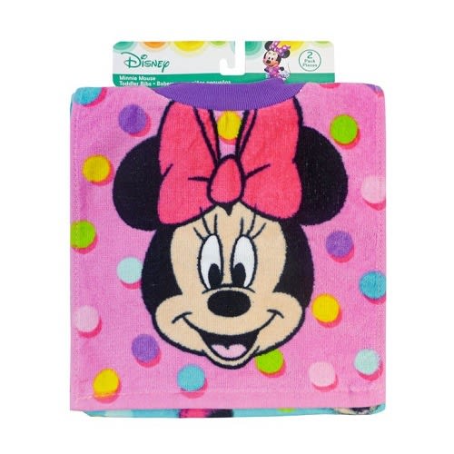 Minnie Mouse Toddler Pullover Bibs - 2 Pieces