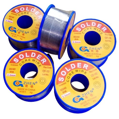 Solder Welding Iron Wire Reel 100g - 5 Pieces - 0.8 Mm