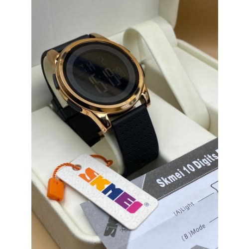 Unisex Wristwatch-Black & Rosegold