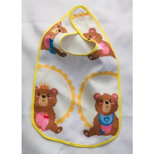 Cartoon Custom Branded Baby Bibs - Set E - 3 Pieces