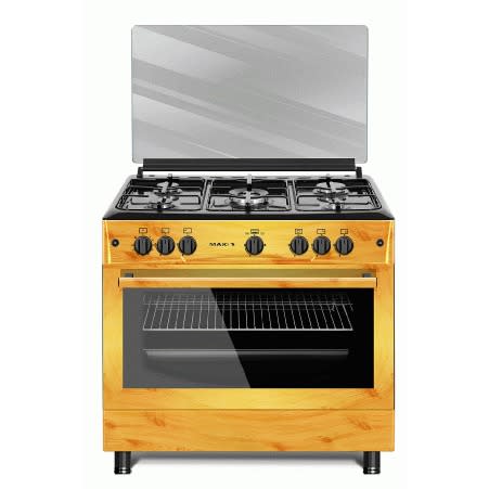 5 Burner Gas Cooker – Wood.