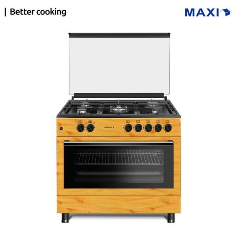 5 Burner Gas Cooker – Wood