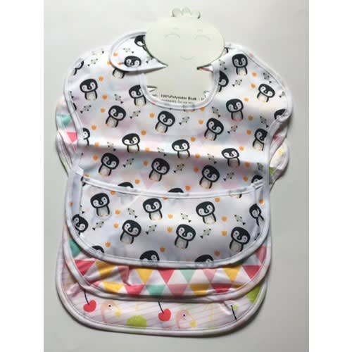Polyester Waterproof Bibs -3Pieces