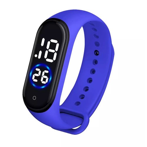 Touch Screen LED Sports Watch - Purple