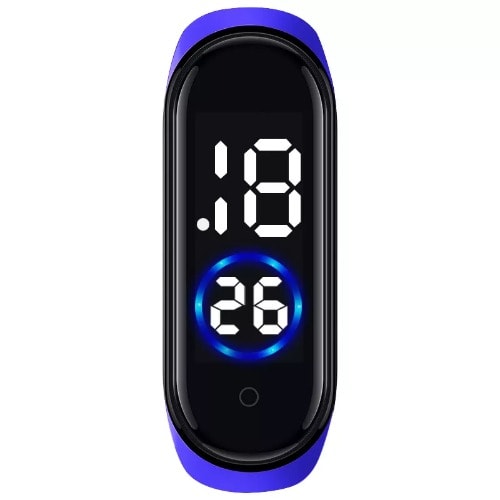 Touch Screen LED Sports Watch - Purple