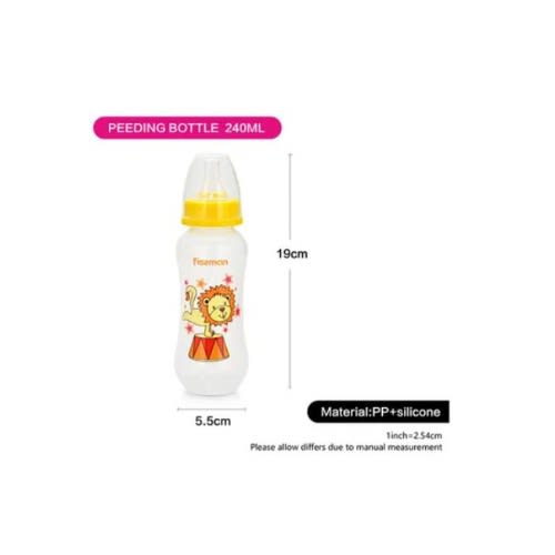 Baby Feeding Bottle With Wide Neck -240ml - Clear