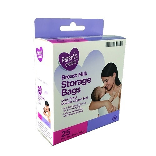 Breastmilk Freezer Storage Bags - 25 Count