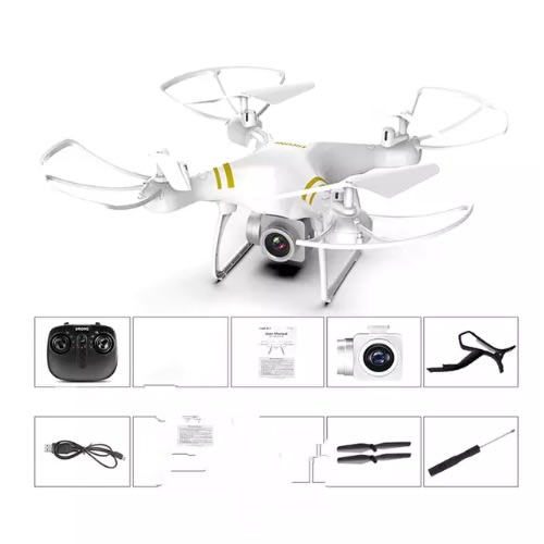 Quadcopters Drone 2022 - 8Sk Hd Rc Wifi Fpv With 2 Batteries - White
