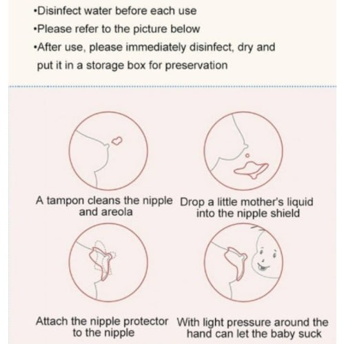 Nipple Silicone Protector For Breastfeeding Mothers