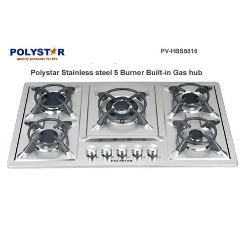 Stainless Steel 5 Built In Hob Glass Gas Cooker Pv-hbs5816
