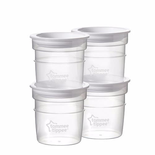 Closer To Nature Breastmilk Storage Pots - Set Of 4
