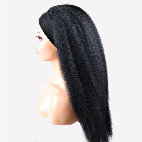 Beautiful Kinky Straight Headband Wig