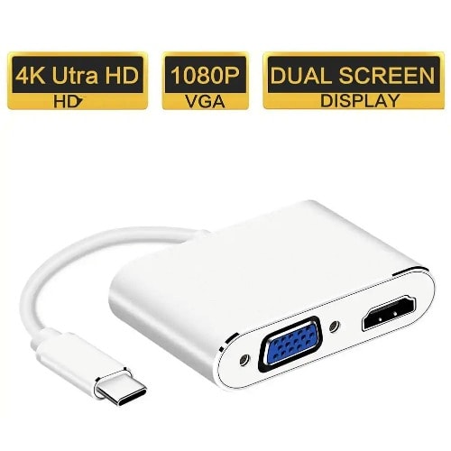 Type C  Vga  Display 4k Ultra Hd