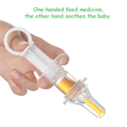 Baby Smart Medicine, Liquid Dispenser And Pacifier Syringe - White