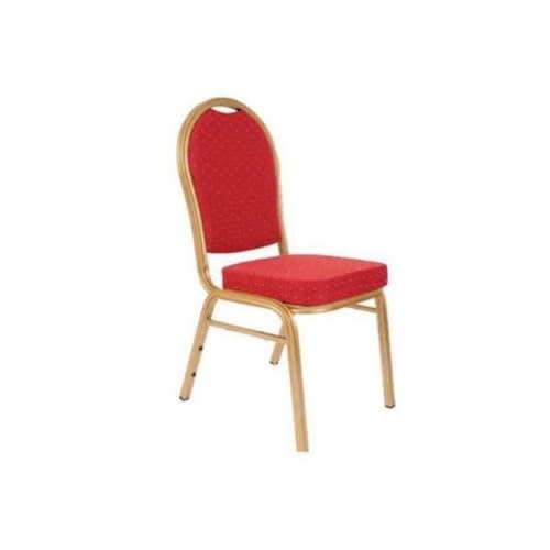 Fabric Banquet Chair - Red