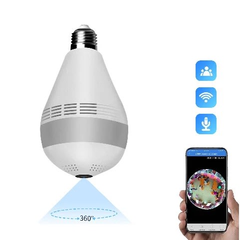 360 Degree Panoramic Bulb Camera
