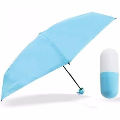 Ultra Mini Umbrella - Compact Pill - Anti-UV - Blue