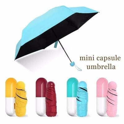 Ultra Mini Umbrella - Compact Pill - Anti-UV- Set of 4