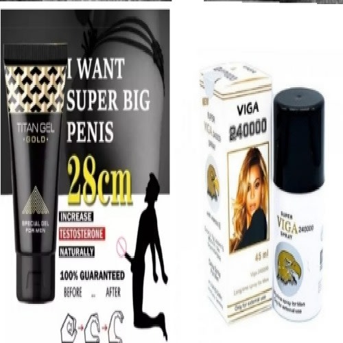 Dick Enlargement Gel Plus Delay Spray - 45ml Each