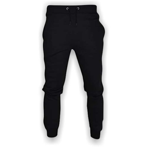 Plain Black Joggers
