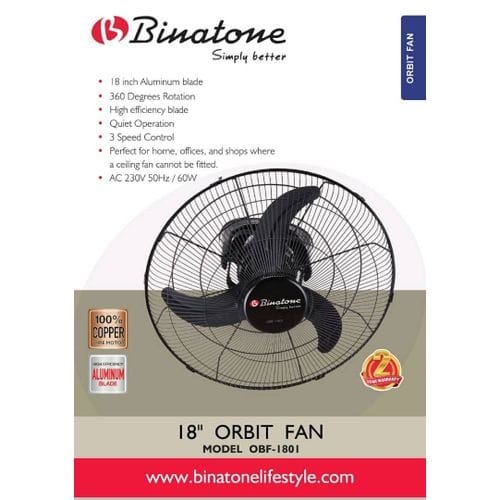 Orbit Fan Obf-1801 -60W -18''